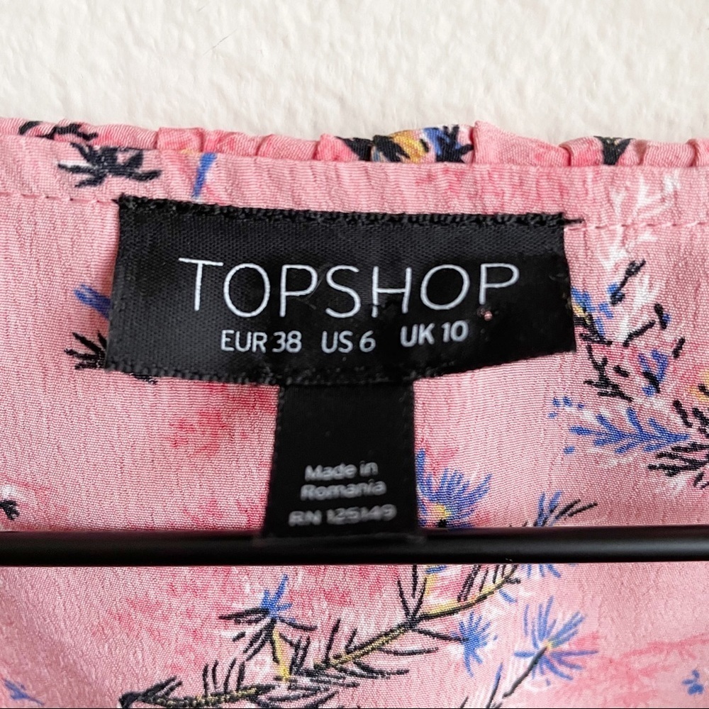 Topshop Off Duty Ruffle Tea Dress - Picture 3 of 9